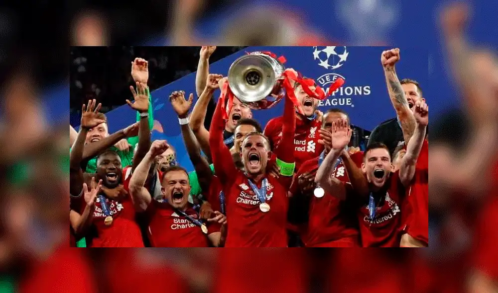 El Liverpool levantó por última vez la UEFA Champions League en el 2019. Foto: EFE El Liverpool levantó por última vez la UEFA Champions League en el 2019. Foto: EFE