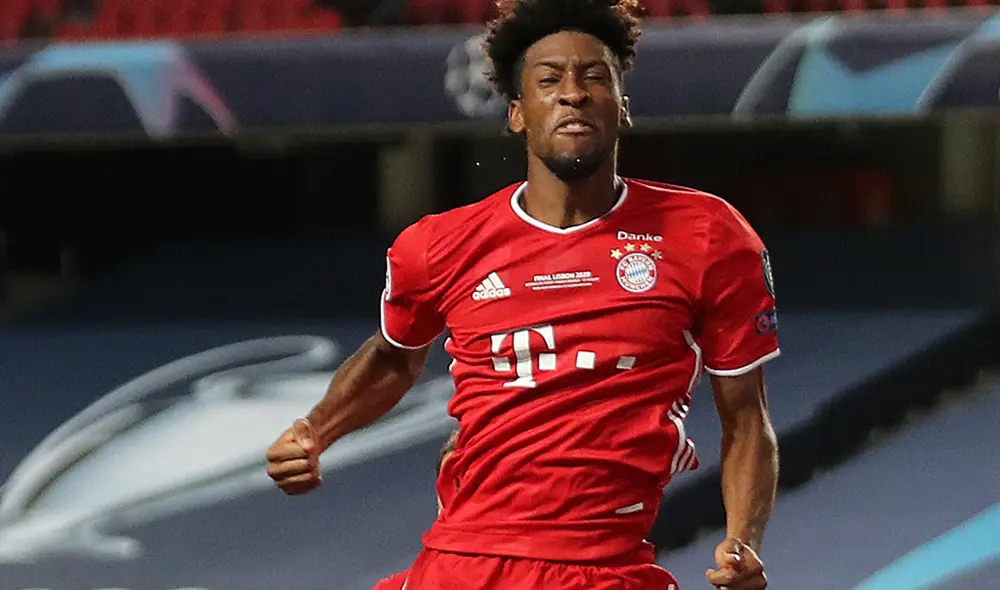 Kingsley Coman anotó el gol con el que Bayern Munich ganó la Champions League 2019-2020. (FOTO: AFP). Kingsley Coman anotó el gol con el que Bayern Munich ganó la Champions League 2019-2020. (FOTO: AFP).