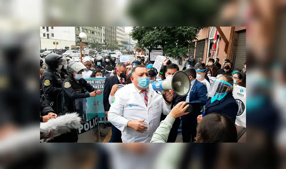 Médicos de EsSalud acatarán huelga. Foto: Sinamssop-EsSalud Médicos de EsSalud acatarán huelga. Foto: Sinamssop-EsSalud