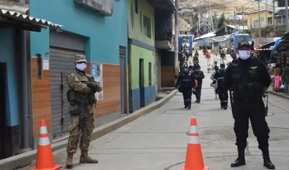 Hubo fuerte contingente policial y militar. Foto: La República