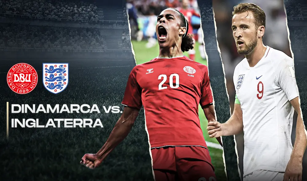 El Dinamarca vs. Inglaterra será a las 2.00 p. m. de este miércoles desde el Estadio de Wembley en Londres. Foto: Composición de Fabrizio Oviedo El Dinamarca vs. Inglaterra será a las 2.00 p. m. de este miércoles desde el Estadio de Wembley en Londres. Foto: Composición de Fabrizio Oviedo