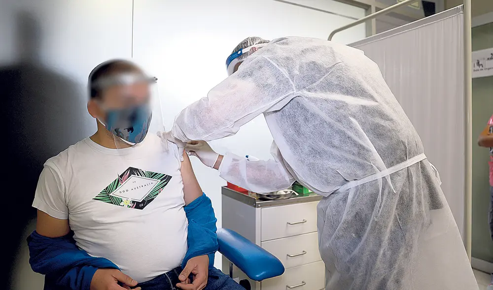 Voluntarios fueron monitoreados todos los días para evaluar la evolución de cada uno con la vacuna. Foto: UPCH Voluntarios fueron monitoreados todos los días para evaluar la evolución de cada uno con la vacuna. Foto: UPCH