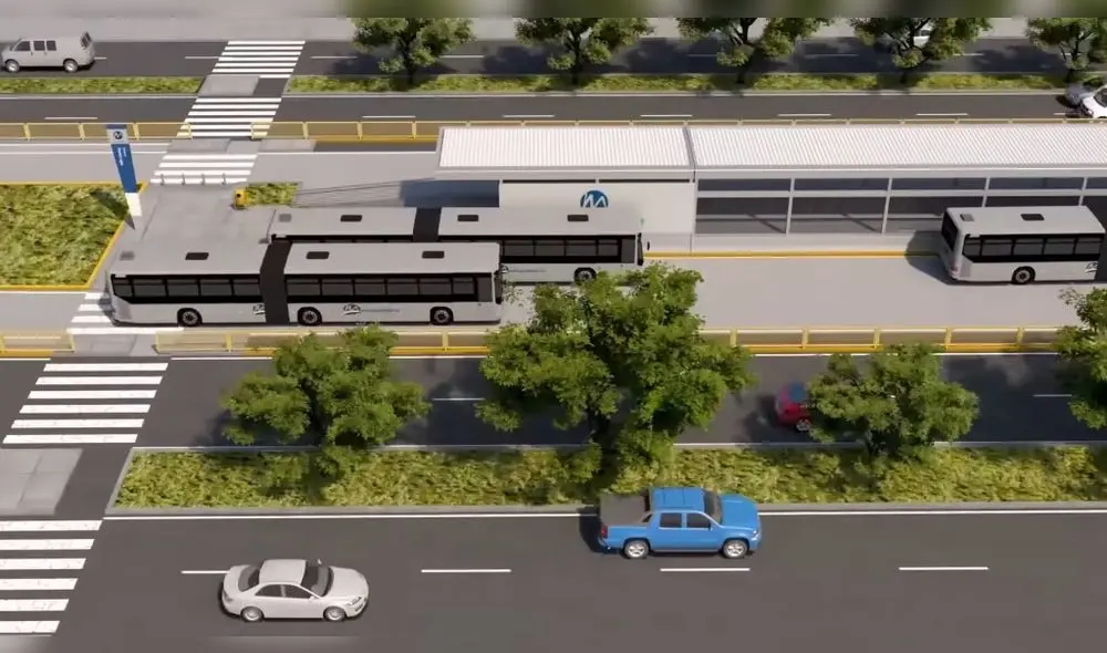 La ampliación norte del Metropolitano, es una de las obras incluidas en el plan de la comuna limeña. Créditos: Municipalidad de Lima