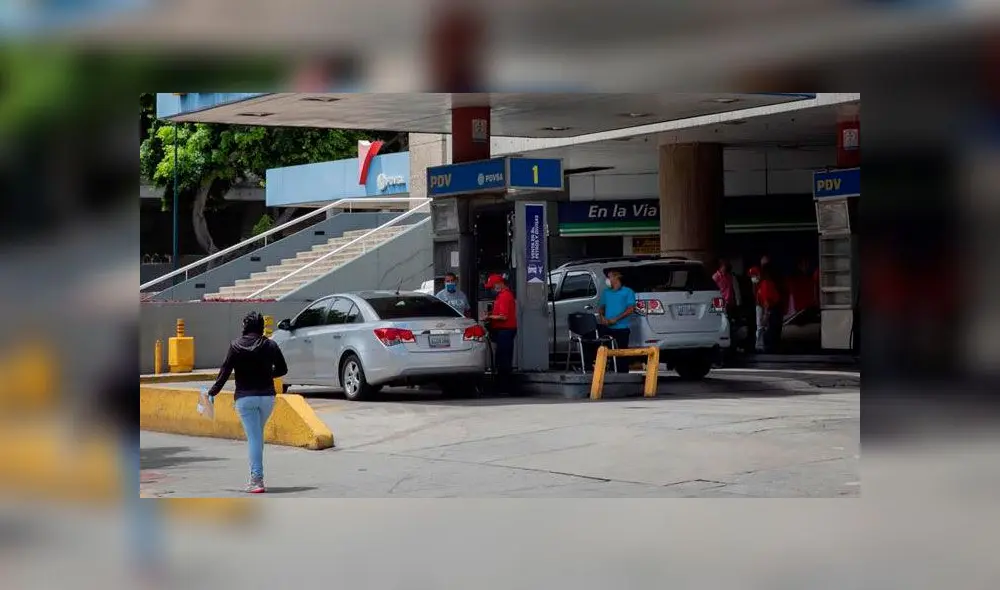 Grifo de gasolina ubicado en la ciudad de Caracas, Venezuela. Foto: EFE Grifo de gasolina ubicado en la ciudad de Caracas, Venezuela. Foto: EFE