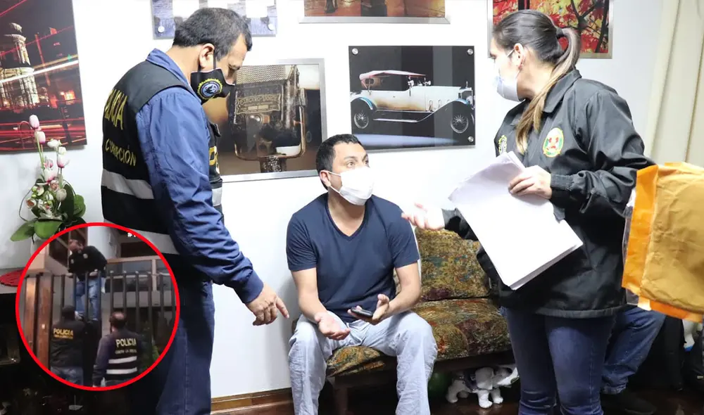 Captura del líder de 'Los ingeniosos del Sur' en 2020. Foto: Composición / PNP. Captura del líder de 'Los ingeniosos del Sur' en 2020. Foto: Composición / PNP.