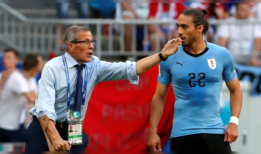 Óscar Washington Tabárez logró clasificar a Uruguay a tres mundiales consecutivos. Foto: EFE / Alberto Estévez