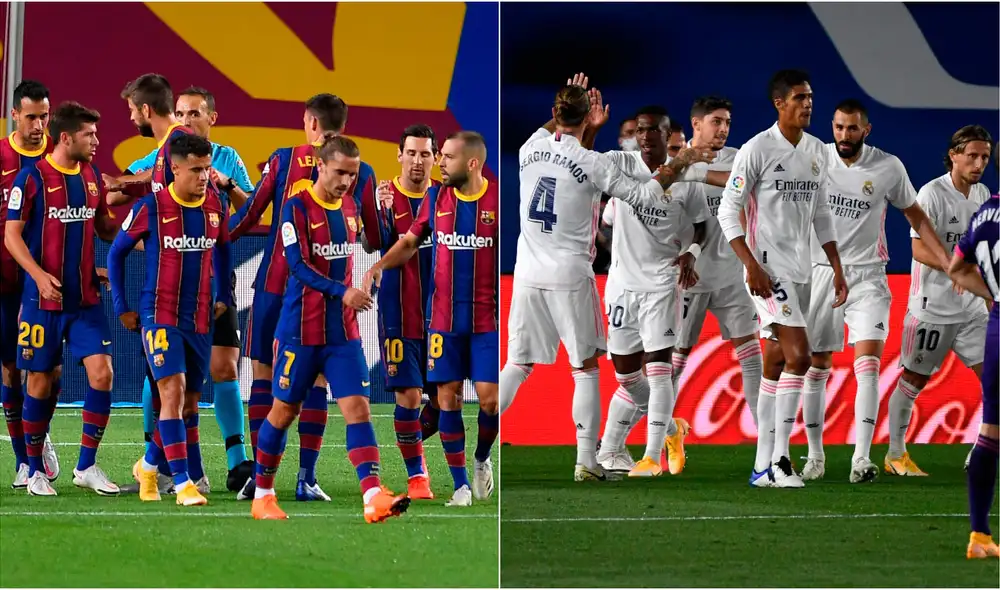 FC Barcelona y Real Madrid protagonizan este sábado el gran clásico de LaLiga de España. Foto: AFP FC Barcelona y Real Madrid protagonizan este sábado el gran clásico de LaLiga de España. Foto: AFP