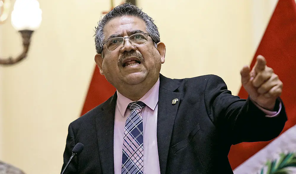 Manuel Merino es investigado por los presuntos delitos de homicidio, lesiones graves y leves en agravio de Inti Sotelo y Bryan Pintado. Foto: Jorge Cerdán/La República