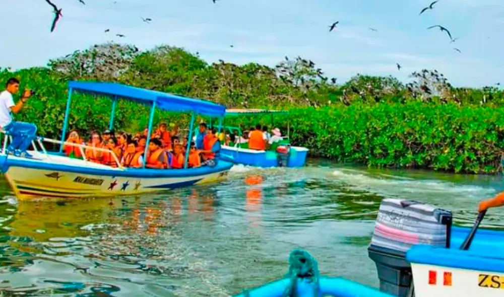 Puerto Pizarro tiene 4.000 habitantes, según INEI. Foto: Noticias Tumbes