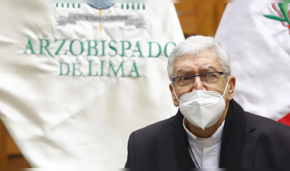 Arzobispo de Lima, monseñor Carlos Castillo, criticó la aprobación de vacancia presidencial contra Martín Vizcarra. Foto: La República/Carlos Contreras.