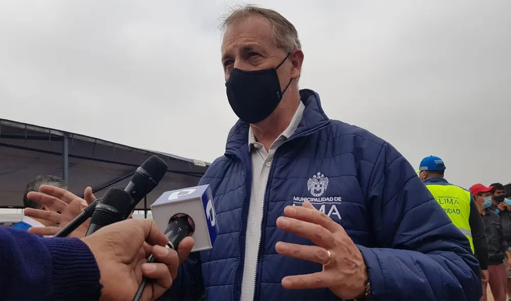 El alcalde Jorge Muñoz instó a la ciudadanía a esperar los resultados del Jurado Nacional de Elecciones. Foto: Karla Cruz/URPI-GLR El alcalde Jorge Muñoz instó a la ciudadanía a esperar los resultados del Jurado Nacional de Elecciones. Foto: Karla Cruz/URPI-GLR