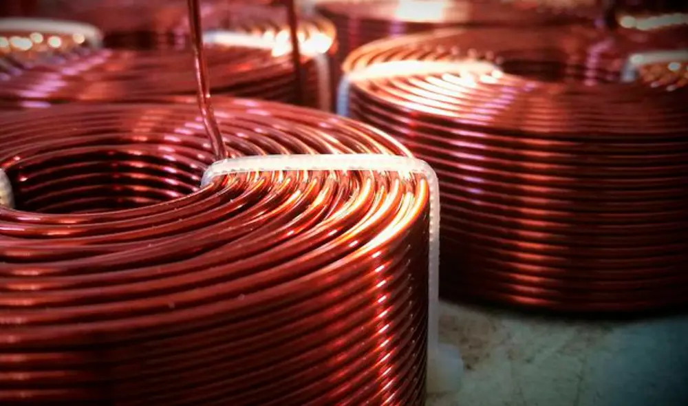 La exportación del cobre en el Perú creció en un 45,1% en el primer trimestre. Foto: AFP