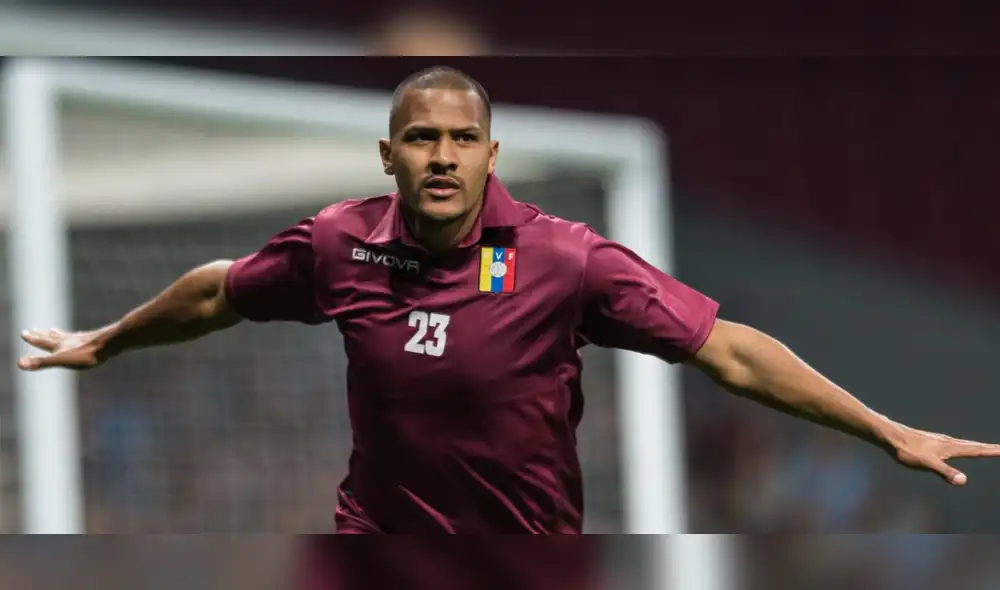 Salomón Rondón es el goleador histórico de la Vinotinto. Actualmente, aún no anota en la actual eliminatoria. Foto: Líbero