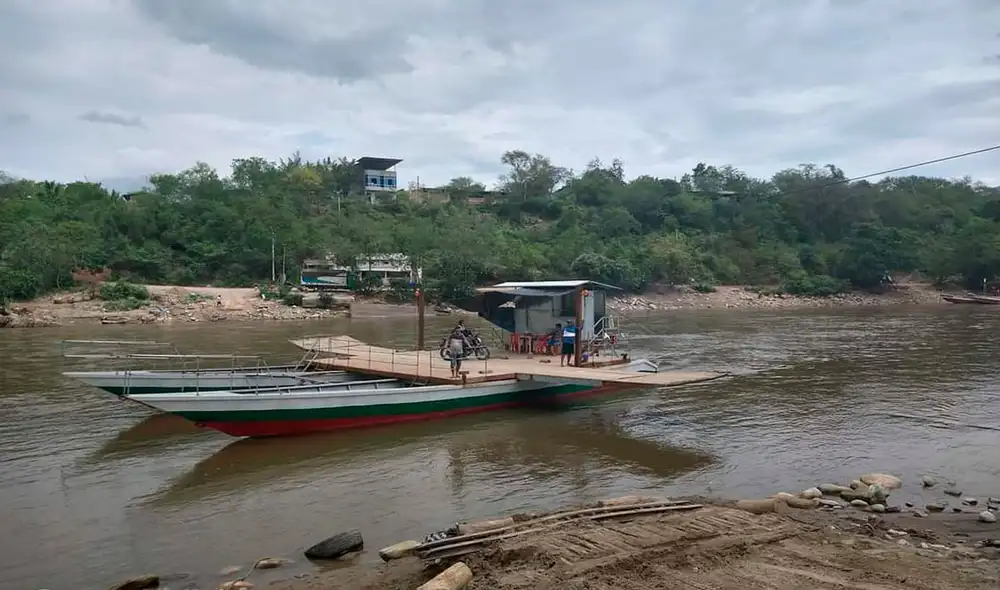 Una de las personas rescatadas resultó lesionada y fue evacuada al puesto de salud de Chinchipe. Foto: difusión