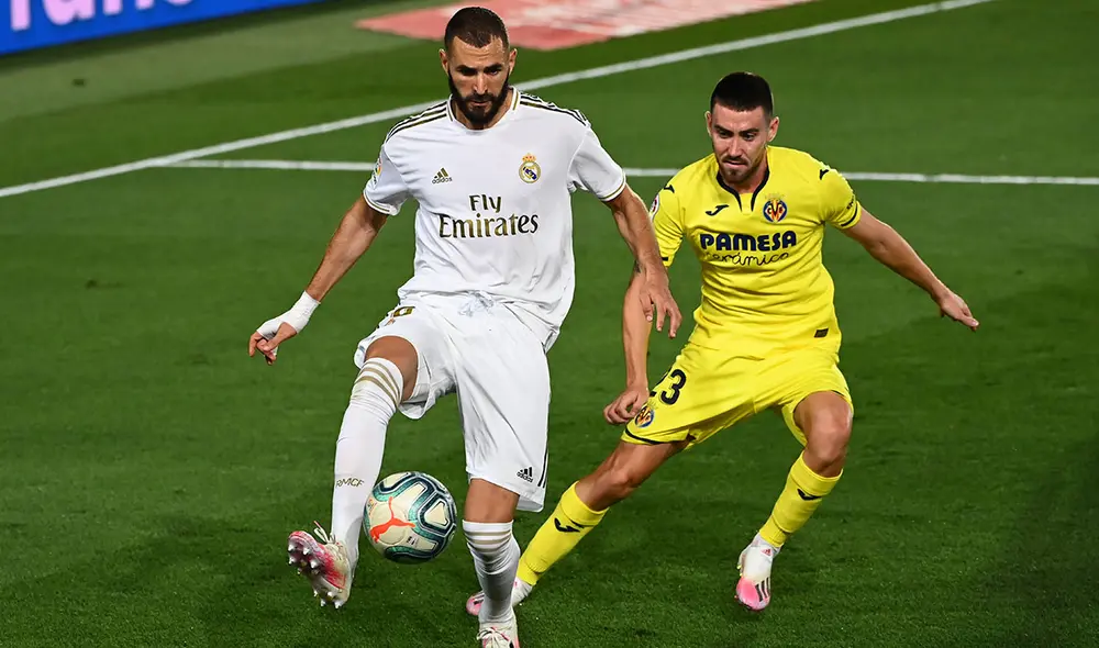 Los merengues necesitan un triunfo ante el Villarreal y la derrota del Atlético de Madrid para alzar la copa de LaLiga Santander. Foto: AFP Los merengues necesitan un triunfo ante el Villarreal y la derrota del Atlético de Madrid para alzar la copa de LaLiga Santander. Foto: AFP
