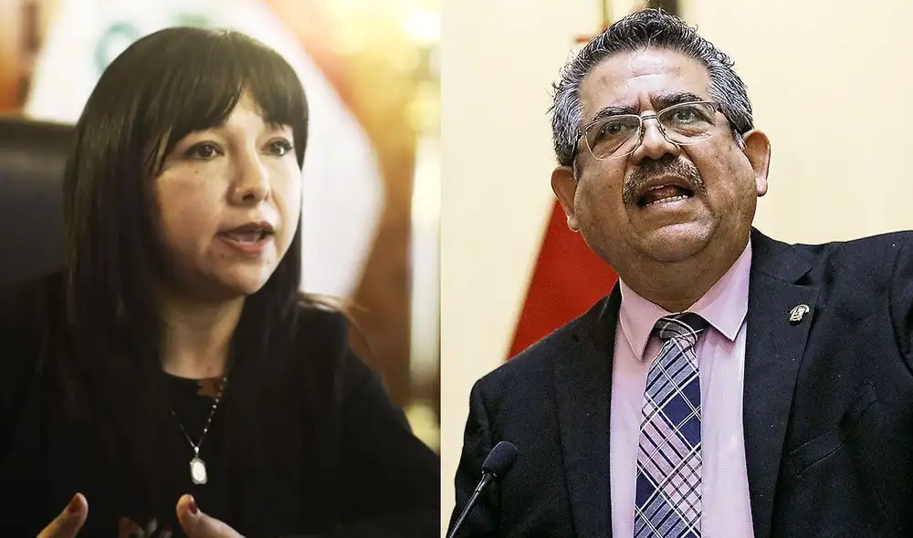 Mirtha Vásquez criticó a la Subcomisión de Acusaciones del Congreso por blindar a Manuel Merino de las muertes el 14N. Foto: composición/La República Mirtha Vásquez criticó a la Subcomisión de Acusaciones del Congreso por blindar a Manuel Merino de las muertes el 14N. Foto: composición/La República