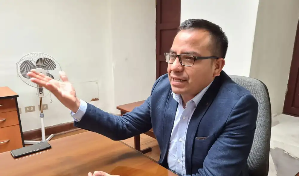 Lenin Bazán afirmó que se trata de un tema de ambición por el poder. "No es solo contra Mirtha Vásquez, sino contra todos los integrantes, incluido Sagasti", precisó. Foto: La República