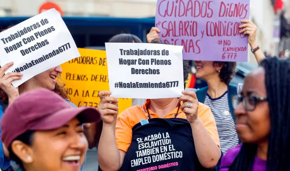 Las mujeres que realizan las tareas de cuidado no tienen acceso a protección por desempleo y los subsidios en el mundo. Foto: EFE Las mujeres que realizan las tareas de cuidado no tienen acceso a protección por desempleo y los subsidios en el mundo. Foto: EFE