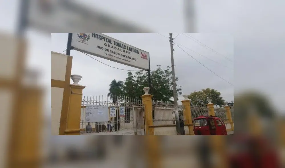 El cuerpo del fallecido fue trasladado al hospital Tomas La Fora de Guadalupe. Foto: URPI-GLR El cuerpo del fallecido fue trasladado al hospital Tomas La Fora de Guadalupe. Foto: URPI-GLR