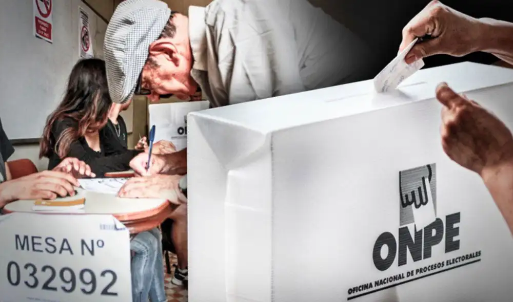 Según la ONPE, el proceso se desarrolla desde las 7.00 a. m. y será las 5.00 p. m. Foto: Composición/La República