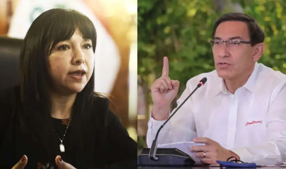 La presidenta del Congreso sostuvo que el caso de Vizcarra debería concretarse en tres meses. Foto: composición/La República