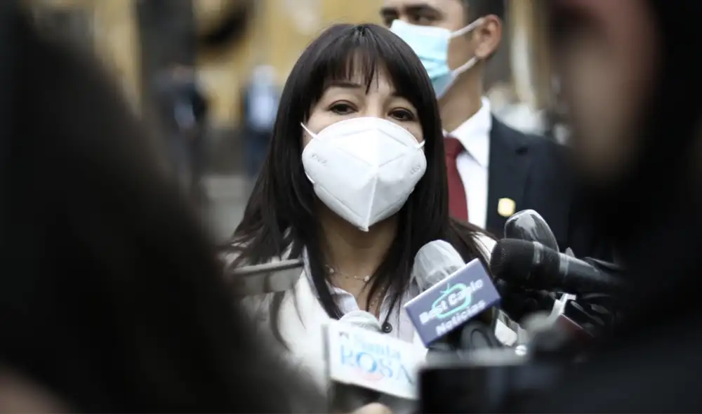 Esta no es la primera vez que Cecilia García ataca a la presidenta del Congreso, Mirtha Vásquez. Foto: John Reyes/La República