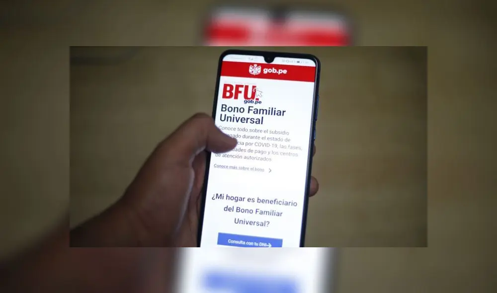 Puedes enterarte si eres beneficiario del Bono Familiar Universal desde la plataforma web que habilitó el Gobierno. Foto: Gobierno del Perú