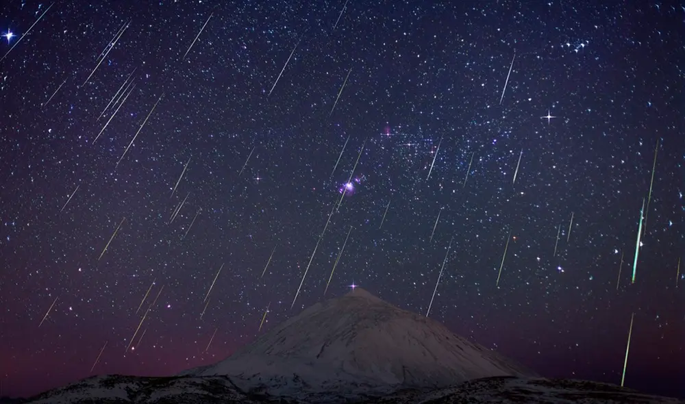 Los espectadores del hemisferio norte tendrá mayores facilidades para ver a las Gemínidas. Foto: Instituto de Astrofísica de Canarias (IAC)