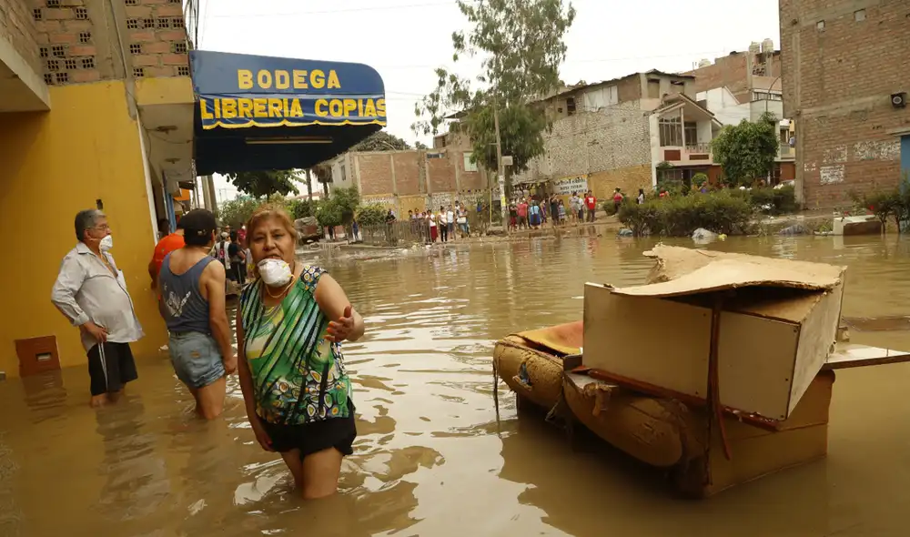 Aniego del 2019 en SJL dejó al menos 2.000 personas damnificadas. Foto: La República