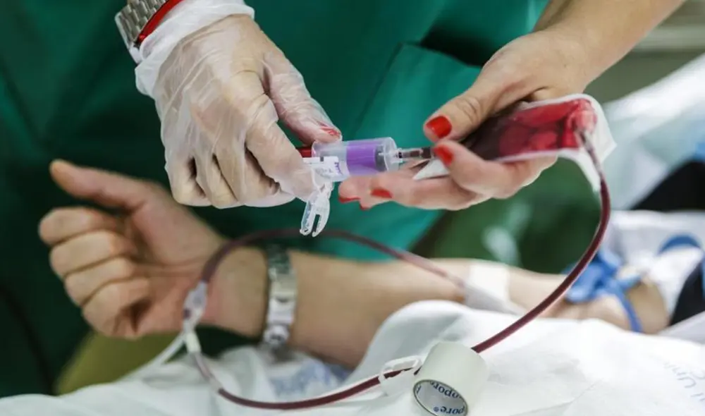 La donación de sangre es importante para salvar vidas. Foto: EFE La donación de sangre es importante para salvar vidas. Foto: EFE
