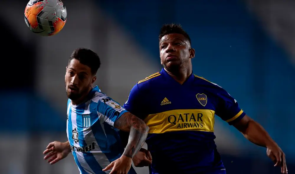 Boca Juniors y Racing empatan 0-0 por la Copa Libertadores 2020. Foto: EFE