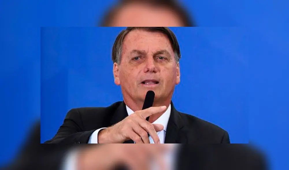 Jair Bolsonaro y otra frase desafortunada contra un youtuber. Foto: AFP