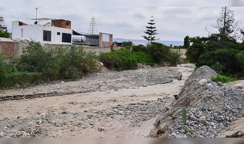 En temporada de lluvias, el caudal del río Calana incrementa. Foto: Referencial/Municipalidad de Pocollay.