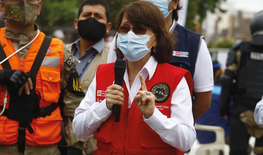 Mazzetti fue ministra de Salud durante el Gobierno de Martín Vizcarra y volvió a ocupar el cargo el último 18 de noviembre. Foto: la República Mazzetti fue ministra de Salud durante el Gobierno de Martín Vizcarra y volvió a ocupar el cargo el último 18 de noviembre. Foto: la República