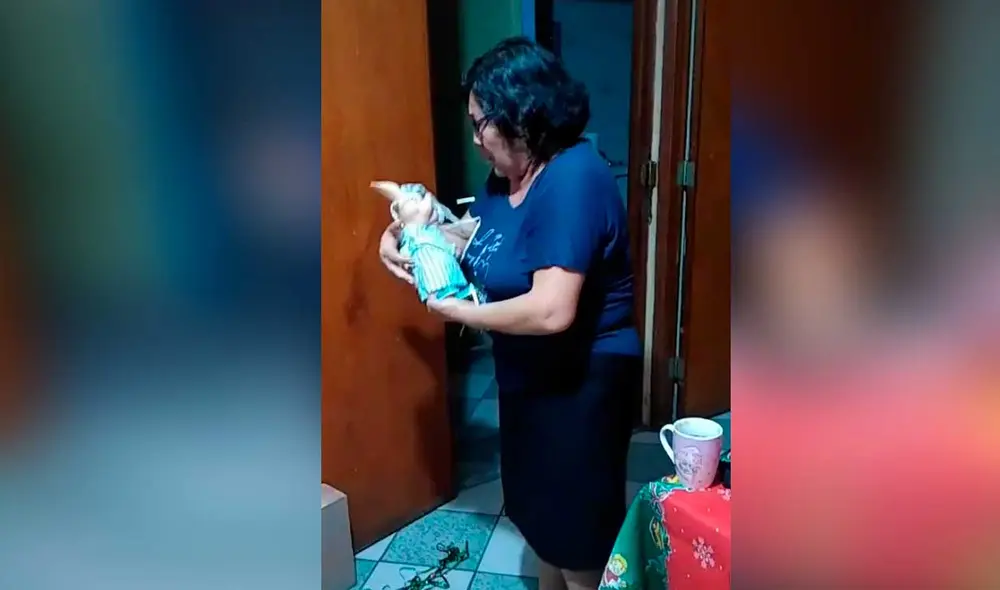 Desliza las imágenes para ver la emotiva reacción que tuvo esta madre al recibir el juguete que quiso de pequeña. Foto: captura de TikTok/@gnrluz Desliza las imágenes para ver la emotiva reacción que tuvo esta madre al recibir el juguete que quiso de pequeña. Foto: captura de TikTok/@gnrluz