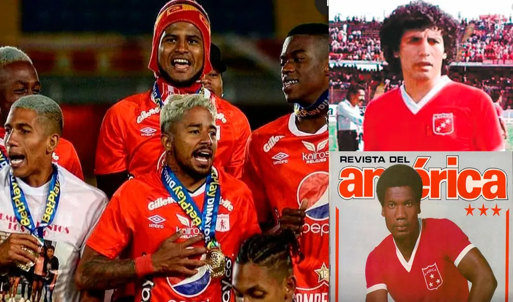 César Cueto y Guillermo La Rosa también salieron campeones con América de Cali. Foto: Difusión