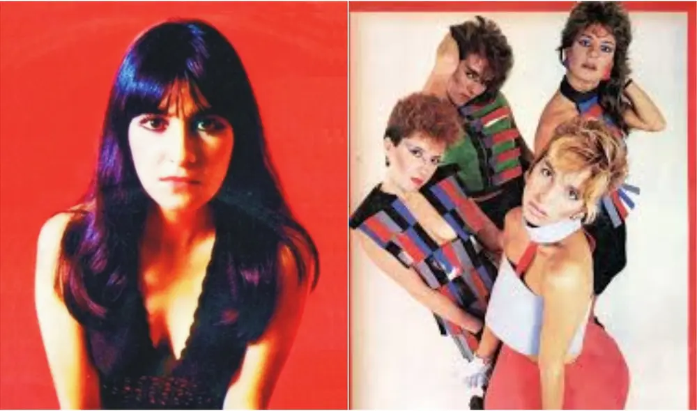 Baby Bátiz (México) a la izquierda y las Rouge/ Viuda e Hijas de Roque Enroll (Argentina), a la derecha. Foto: composición LR/revista Reconoce y Pelo