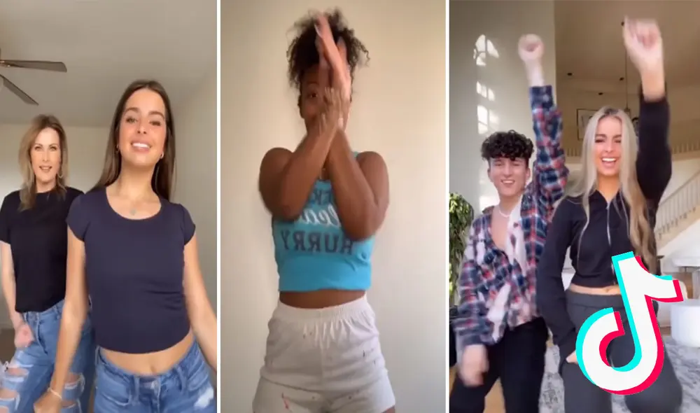 TikTok se convirtió en una de las redes sociales más descargadas este 2020. Aquí te dejamos algunas imágenes de las coreografías más virales. Foto: captura de TikTok