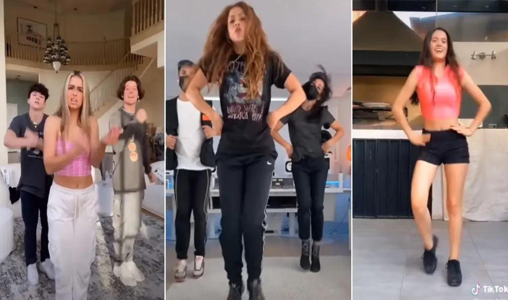 TikTok se convirtió en una de las redes sociales más descargadas este 2020. Aquí te dejamos algunas imágenes de las coreografías más virales. Foto: captura de TikTok