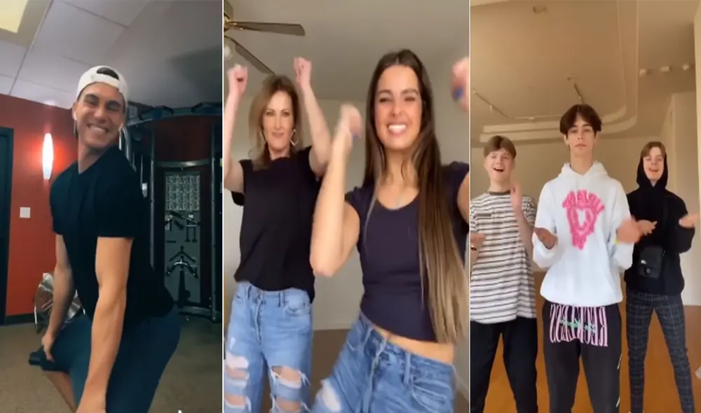 TikTok se convirtió en una de las redes sociales más descargadas este 2020. Aquí te dejamos algunas imágenes de las coreografías más virales. Foto: captura de TikTok