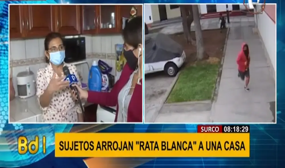 La dueña de la casa aún no identifica a los atacantes. Foto: captura de Buenos Días Perú