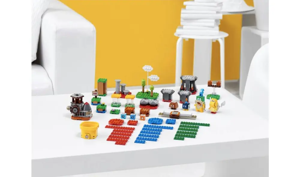 El nuevo set de creación de LEGO es quizá lo más parecido a la idea de Super Mario Maker en la vida real. Foto: Lego/Nintendo
