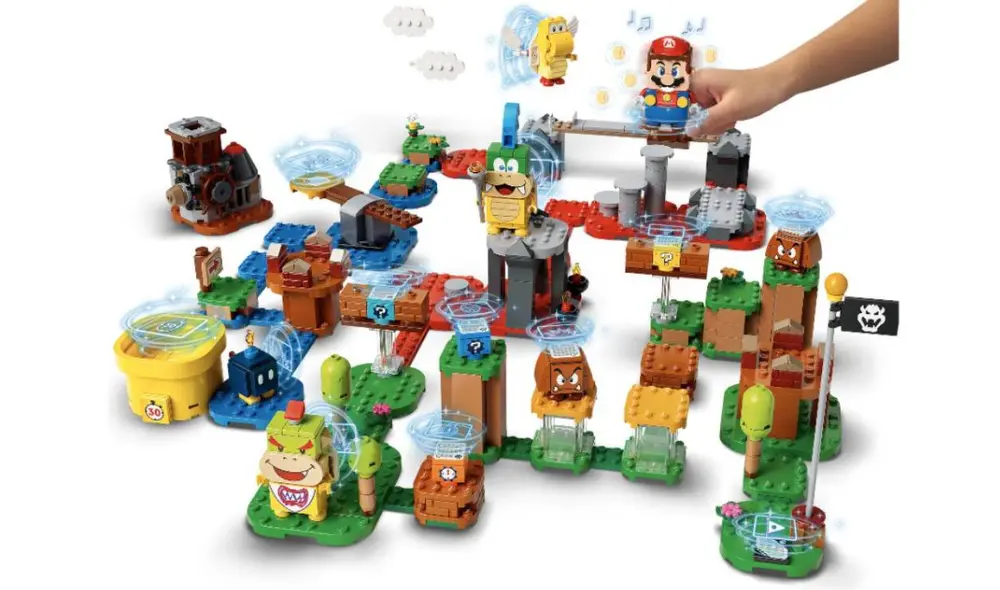 El nuevo set de creación de LEGO es quizá lo más parecido a la idea de Super Mario Maker en la vida real. Foto: Lego/Nintendo
