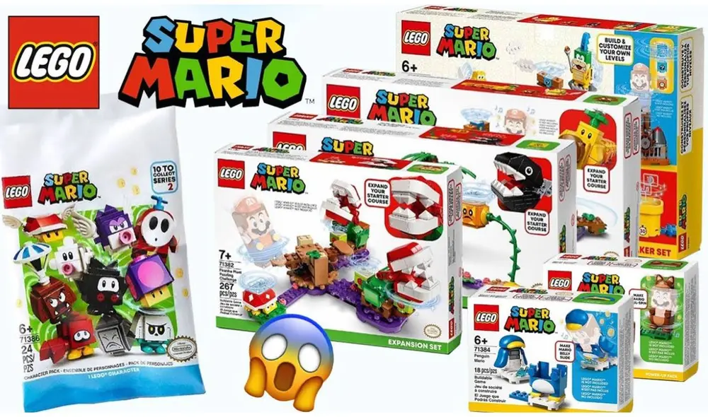 El nuevo set de creación de LEGO es quizá lo más parecido a la idea de Super Mario Maker en la vida real. Foto: Lego/Nintendo