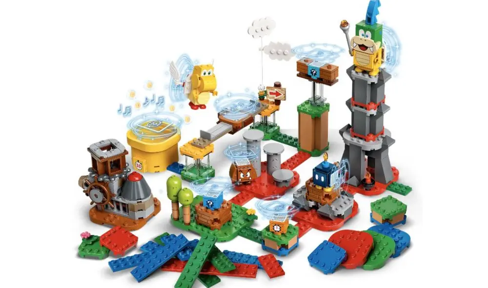 El nuevo set de creación de LEGO es quizá lo más parecido a la idea de Super Mario Maker en la vida real. Foto: Lego/Nintendo