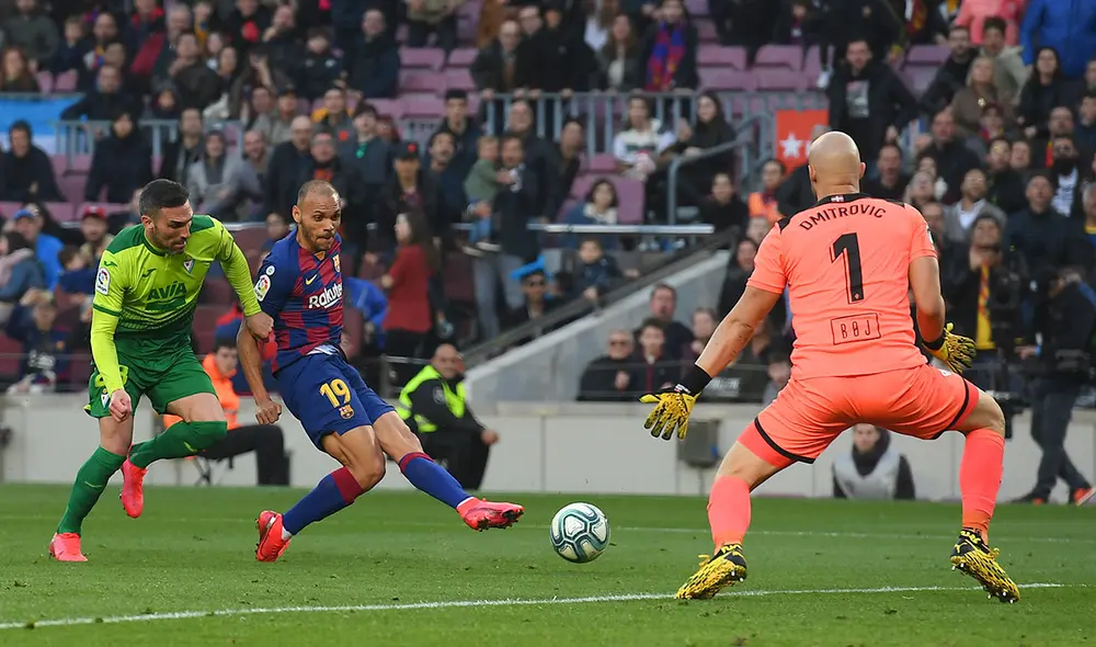 Barcelona recibe al Eibar en el Camp Nou. Foto: AFP Barcelona recibe al Eibar en el Camp Nou. Foto: AFP