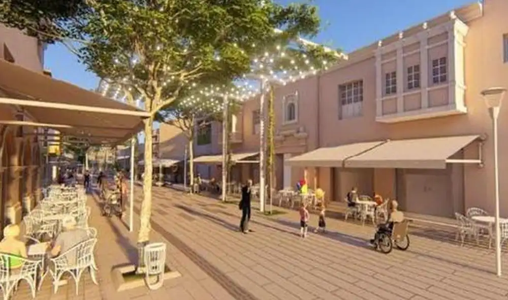 Uno de los objetivos de la comuna es recuperar el área ocupada en el pasado por restaurantes que habían tomado buena parte de la calle. Foto: Municipalidad de Miraflores