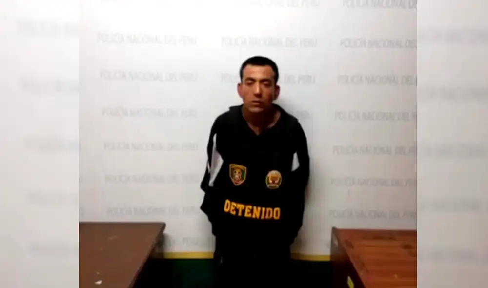 El agresor permanece en la sede del Ministerio Público. Foto: captura de América TV