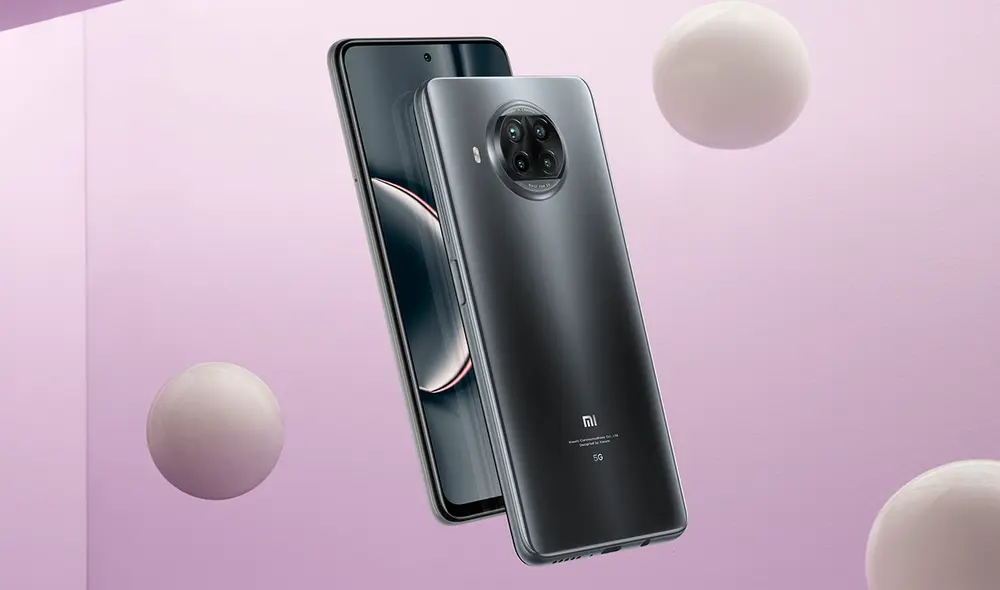 Xiaomi Mi 10i 5G en color Midnight Black. Foto: Xiaomi