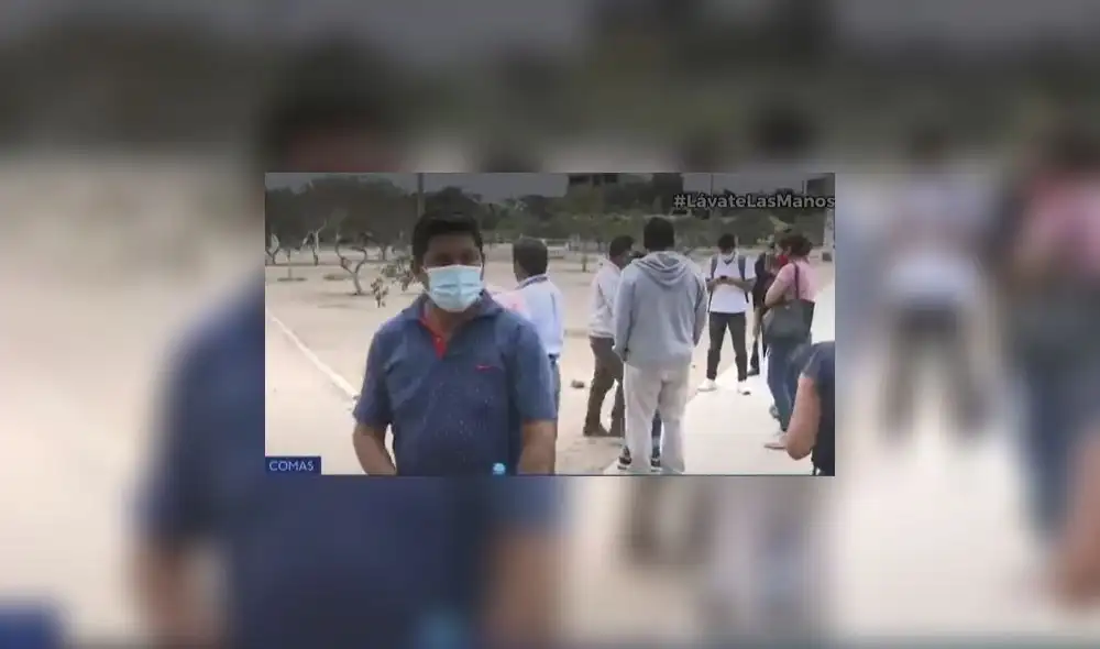 Ya no quedan pruebas rápidas en el nosocomio ubicado en Comas. Foto: captura Canal N